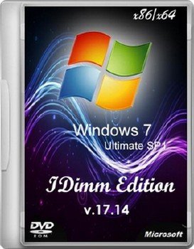 Windows 7 Ultimate SP1 IDimm Edition 86/x64 v.17.14
