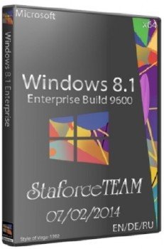 Windows 8.1 RTM Build 9600 x64 Enterprise StaforceTEAM