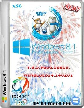 Windows 8.1 Professional x86 v.6.3.9600.16610.WINBLUES14.140201 by Romeo1994