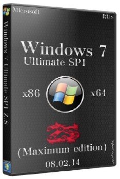 Windows 7 Ultimate SP1 Z.S (Maximum edition) [X86/X64] 08.02.14
