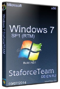 Windows 7 Build 7601 SP1 RTM StaforceTEAM 09.07.2014