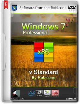 Windows 7 SP1 Professional x86 v.Standard by Rubicone [Ru]