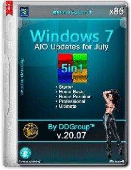 Windows 7 AIO SP1 x86 5in1 DVD updates for July [v.20.07] by DDGroup [Ru]