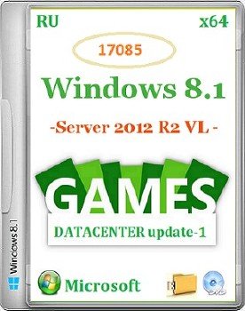 Microsoft Windows 8.1 Server 2012 R2 VL DataCenter 17085 x64 RU Games