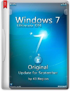 Windows 7 Ultimate With Sp1 Original Update for September by 43 Region 20.09.2014.