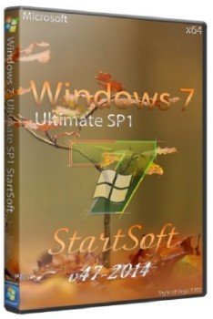 Windows 7 Ultimate SP1 x64 Plus PE StartSoft 47-2014 [Ru]