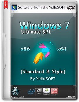 Windows 7 Ultimate SP1 Standard & Style by YelloSOFT
