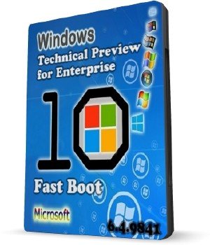 Microsoft Windows Technical Preview for Enterprise 6.4.9841 x64 EN-RU Fast Boot