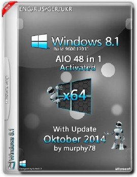 Windows 8.1 AIO 48in1 x64 With Update Oktober 2014