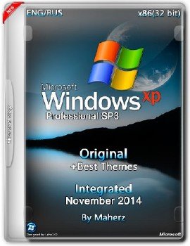 Windows XP Pro SP3 x86 Integrated November 2014 By Maherz + Best Themes (ENG/RUS)