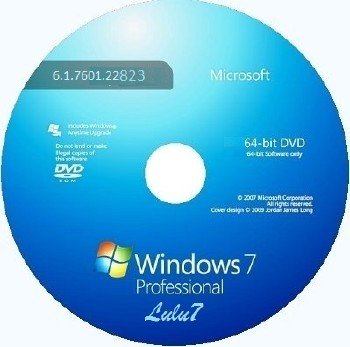Windows 7 Professional VL SP1 6.1.7601.22823 64 RU LULU7_1411