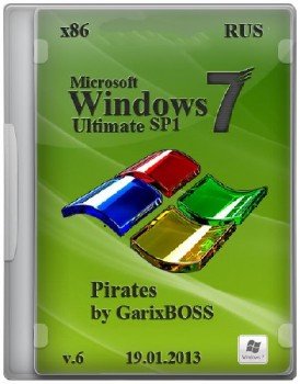 Windows 7 PIRATES SP1 x86 v.6 by GarixBOSSS