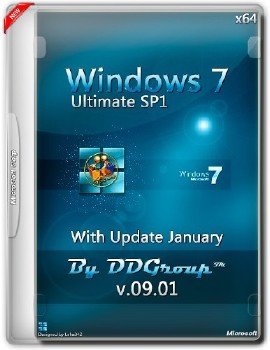 Windows 7 Ultimate SP1 x64 with Update (January) [v.09.01]by DDGroup[Ru]