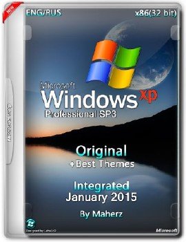 Windows XP Pro SP3 x86 Integrated January 2015 By Maherz + Best Themes