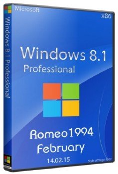 Windows 8.1 Professional (x86) Update For February by Romeo1994 (2015) 