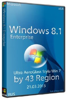 Win 8.1 Enter x64 Update 3 Ultra AeroGlass Style ( Original) Win 7 by 43 Region