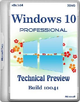 Windows 10 Professional Technical Preview Build 10041 x86/x64 2DVD RUS