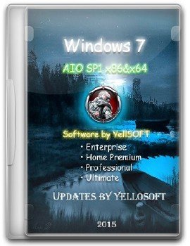 Windows 7 AIO SP1 x86&x64 DVD updates by YelloSOFT [Ru]