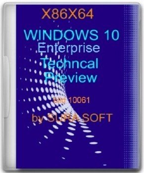 Windows 10 Enterprise Technical Preview 10.0.10061 by sura soft v.8.2