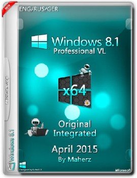 Windows 8.1 Professional VL x64 Integrated April 2015 By Maherz