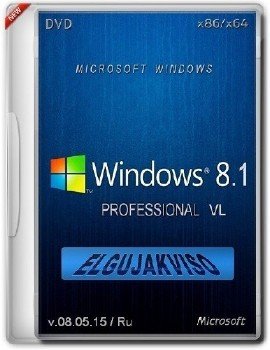 Windows 8.1 Pro VL (x86/x64) Elgujakviso Edition (v08.05.15) [Ru]