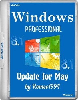 Windows 8,1 Professional (x86-x64) Update for May by Romeo1994 (2015) RUS