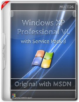 Microsoft Windows XP Professional VL with Service Pack 3 - Оригинальные образы от Microsoft MSDN (Multi26)