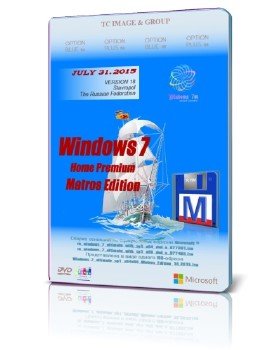 Windows 7 Home Premium sp1 x64x86 Matros Edition 18.2015