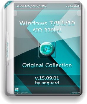 Windows 7-8.1-10 (x86-x64) AIO [320in1] adguard