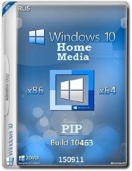 Microsoft Windows 10 Home Media 10463.16393.150819-1946.th1 x86-x64