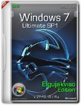 Windows 7 Ultimate SP1 (x86/x64) Elgujakviso Edition (v27.12.15) [Ru]