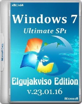 Windows 7 Ultimate SP1 (x86/x64) Elgujakviso Edition