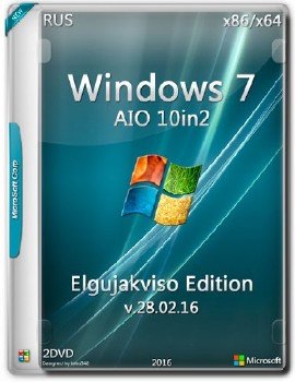Windows 7 SP1 5in1 (x86/x64) Elgujakviso Edition (v28.02.16)