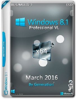 Windows 8.1 Pro VL by Generation2 (X86/x64) (MULTi-7)