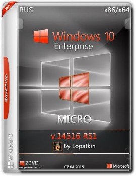 Microsoft Windows 10 Enterprise 14316 rs1 Micro v3 (x86-x64) [Rus]