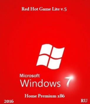 Windows 7 Home Premium SP1 Red Hot Game Lite by vlazok v.5