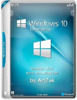Windows 10 Enterprise x64 10.0.10586 Version 1511 by ArtZak