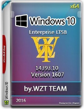 Windows 10 Enterprise 2016 LTSB 14393.10 Version 1607 (x64) [Ru] WZT