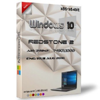 Windows 10 Redstone 2 [14901.1000] (x86-x64) AIO [28in2] adguard (v16.08.12)