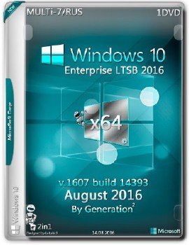 Windows 10 Enterprise LTSB v1607 Build 14393 Aug 2016 by Generation2