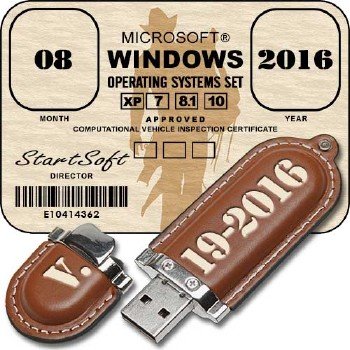 Windows Operating Systems Set ALL In One StartSoft 19-2016 [Ru]