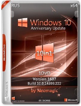 Windows 10 Anniversary Обновленная версия 1607 AIO 10in1