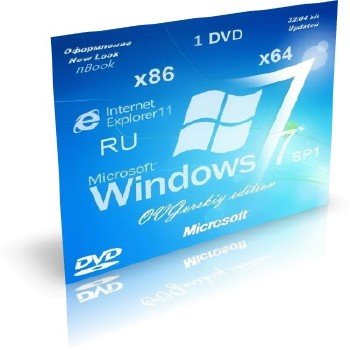 Windows 7  32/64 nBook IE11 by OVGorskiy 10.2016 1 DVD