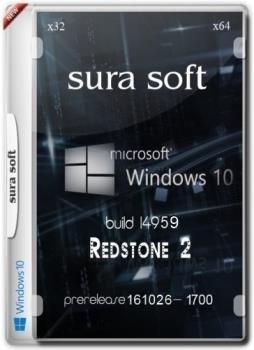 Windows 10 build 14959.1000.161026-1700.RS SURA SOFT X32 X64 FRE RU-RU Redstone 2