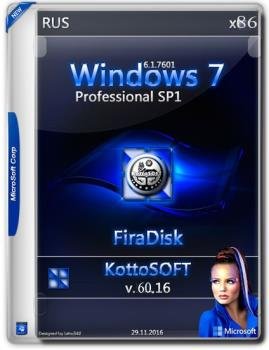 Windows 7 SP1 KottoSOFT [v.60] (32bit) [2016]