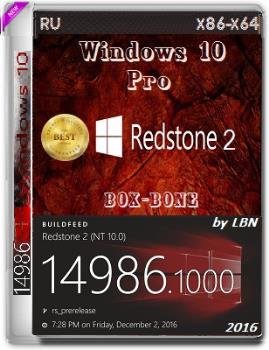 Windows 10 Pro 14986 rs2 x86-x64 RU BOX-BONE 2x1