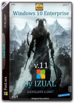 Windows 10 Enterprise 14393.693 v.1607 by IZUAL v.11 (x64) (2017) []