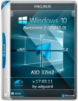  Windows 10 Redstone 2 [15055.0] (x86-x64) AIO [32in2]