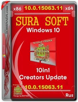 Windows 10 v.1703. Update 15063.11 SURA SOFT (X86/X64)[RU-RU]