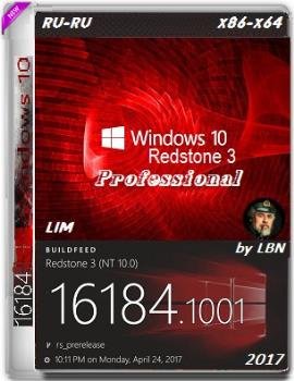 Windows 10 Pro 16184.1001 rs3 x86-x64 RU-RU LIM
